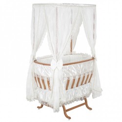 Bebetti Hacegan Ahşap Sepet Beşik