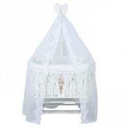 Bebetti Osmanlı Güpürlü Sepet Beşik