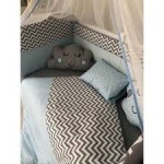Mini Baby Figürlü  Beşik Bebek Uyku Seti
